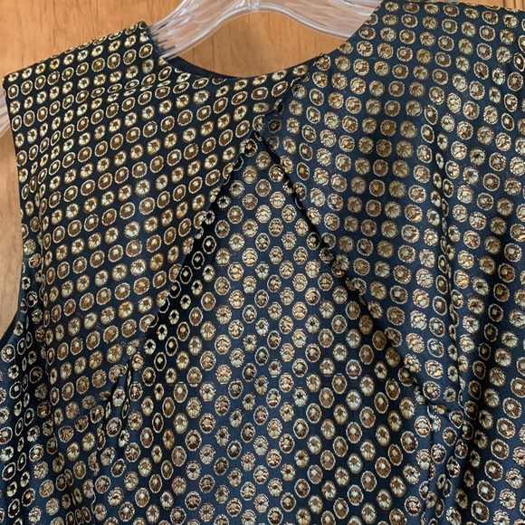 Opening Ceremony Gold & Black Party Dress, size 4 - Picture 3 of 5